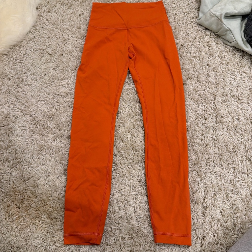 Lululemon align orange leggings